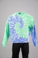 Adult's Tie-Dye Pullover Hoodie (2-XL) Cotton/Polyester Blend 9662 - Advance Apparels Wholesale-Sea Green / Light Blue-Assorted-9662-PSea Green / Light BlueAssorted