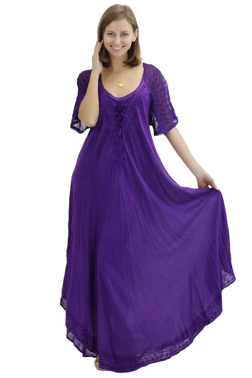 Double Dye Cap Sleeve Umbrella Dress 16603 - Advance Apparels Wholesale-Assorted Colors-One Size Fits Most-16603Assorted ColorsOne Size Fits Most