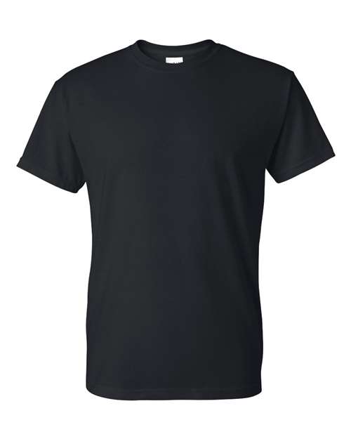 Gildan 8000 Dry Fit Athletic Shirt Embroidery/Printing Only - Advance Apparels Wholesale-Black-Assorted Sizes-G8000-BLK