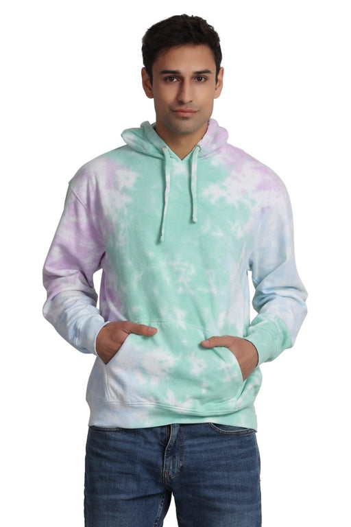 Unisex Tie Dye Pullover Hoodie Premium Cotton Blend Activewear H704 - Advance Apparels Wholesale-Assorted-Assorted-H-704AssortedAssorted